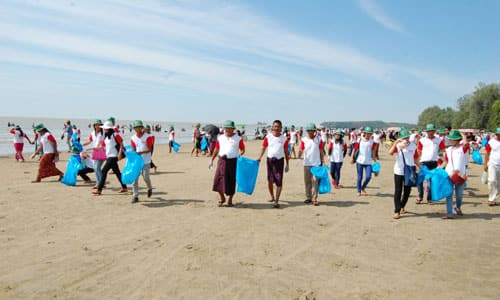 Helping To Improve Environment Event 2019 (Kyaik kha Me / Setse Beach)