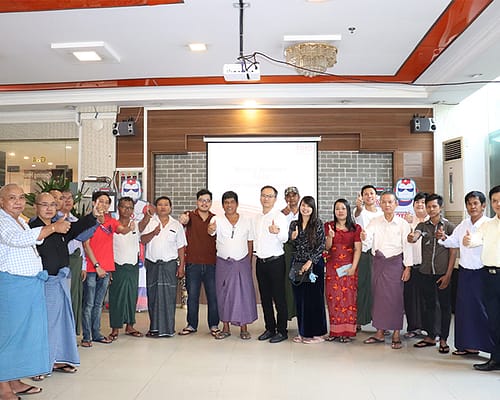 Customer’s Tea Party in Yangon ( Pan Swel Taw Cafe’ & Restaurant ) 2019