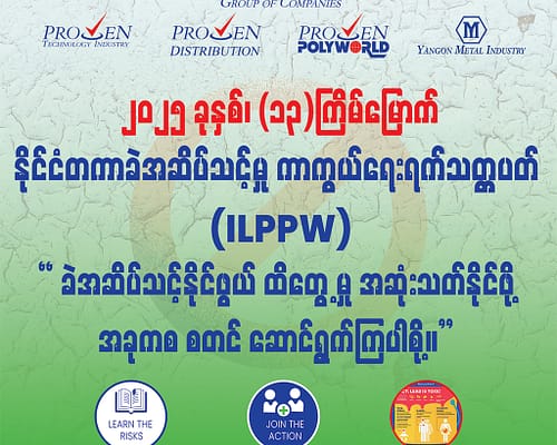International Lead Poisoning Prevention Week @2025 အထိမ်းအမှတ် ခဲဆိပ်အန္တရာယ်ဆိုင်ရာ အသိပညာပေးဟောပြောပွဲ ကျင်းပခြင်း