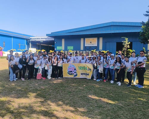 YRYEA အသင်းမှ Factory Tour လာရောက်လည်ပတ်ခြင်း